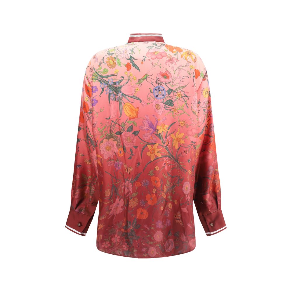 Gucci Seidenblumenhemd