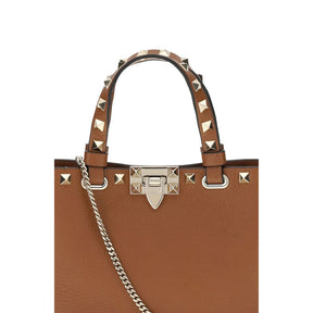 Valentino Garavani Braune Ledertasche