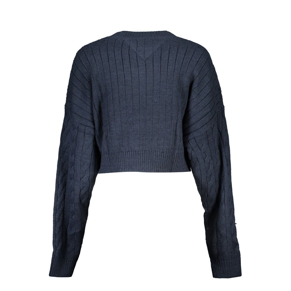 Tommy Hilfiger Blauer Polyester-Pullover
