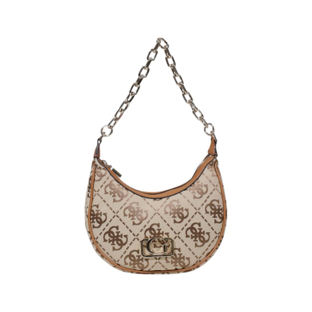 Guess Beige Polyester Handtasche