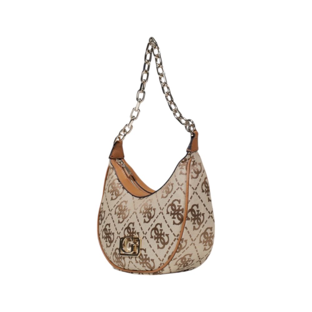 Guess Beige Polyester Handtasche
