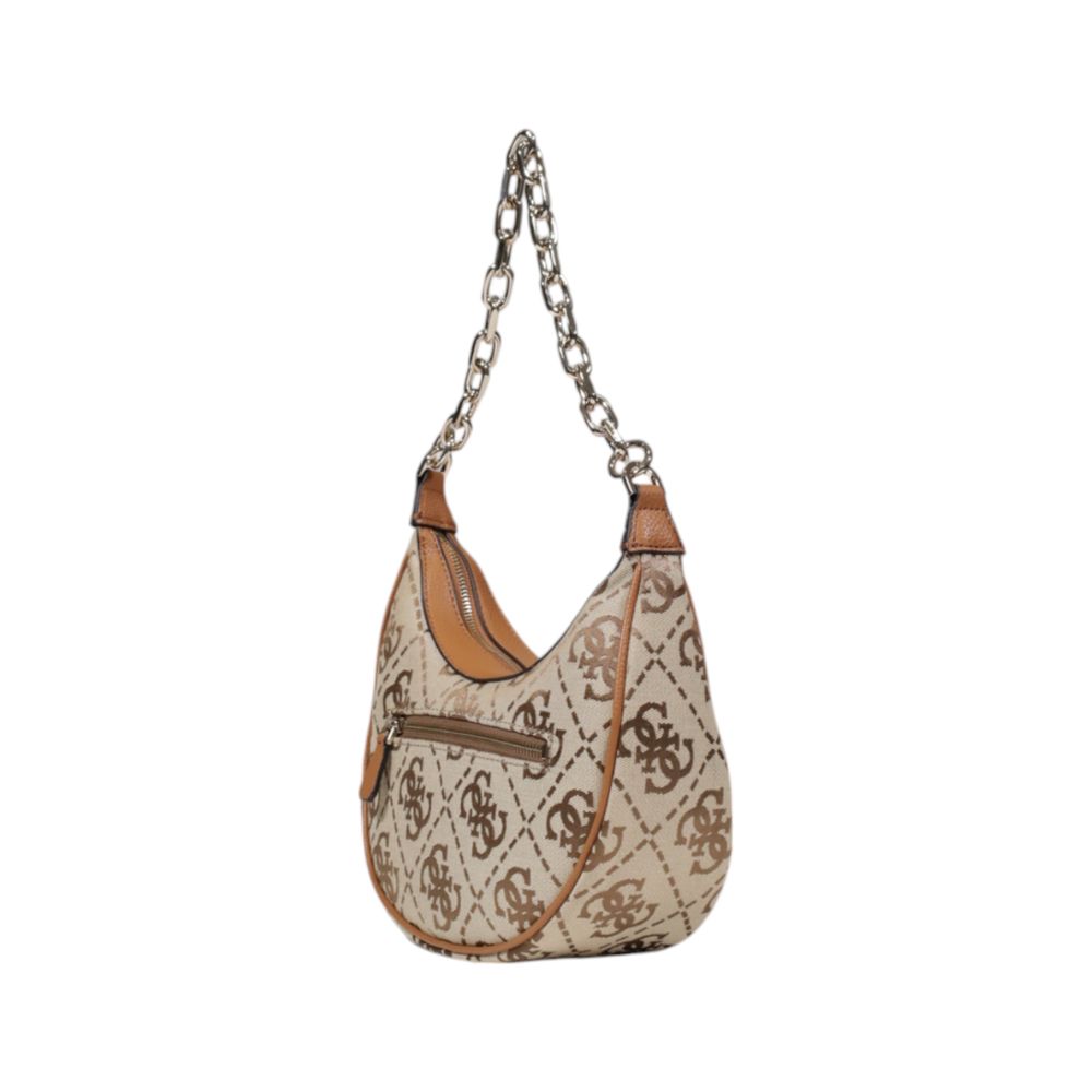 Guess Beige Polyester Handtasche