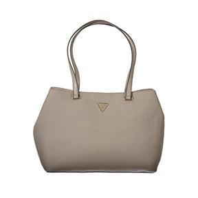 Guess Jeans Beige Polyethylen Handtasche