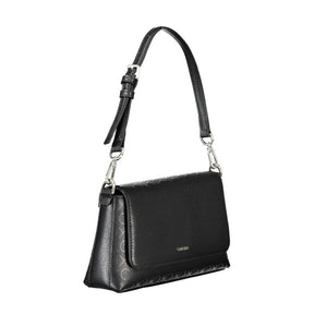 Calvin Klein Schwarze Polyester Handtasche