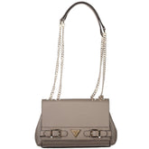 Guess Jeans Braune Polyethylen-Handtasche