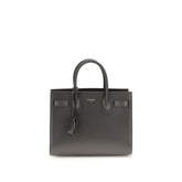 Saint Laurent Graue Kalbshaut Bos Taurus Schultertasche