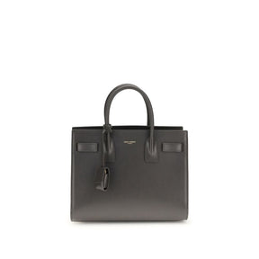 Saint Laurent Graue Kalbshaut Bos Taurus Schultertasche