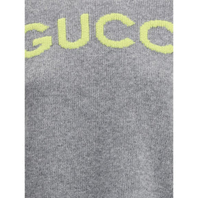 Gucci Grauer Woll-Sweatshirt