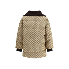 Gucci Beiger Baumwoll-Bomberjacke