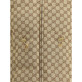 Gucci Beiger Baumwoll-Bomberjacke