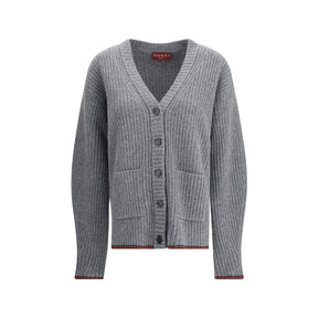 Gucci Grauer Wollcardigan