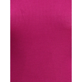 Saint Laurent Bunter Rollkragenpullover aus Wolle