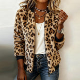 Wild Leopard Print Faux Fur Jacke - Winterlicher Luxus mit Stil