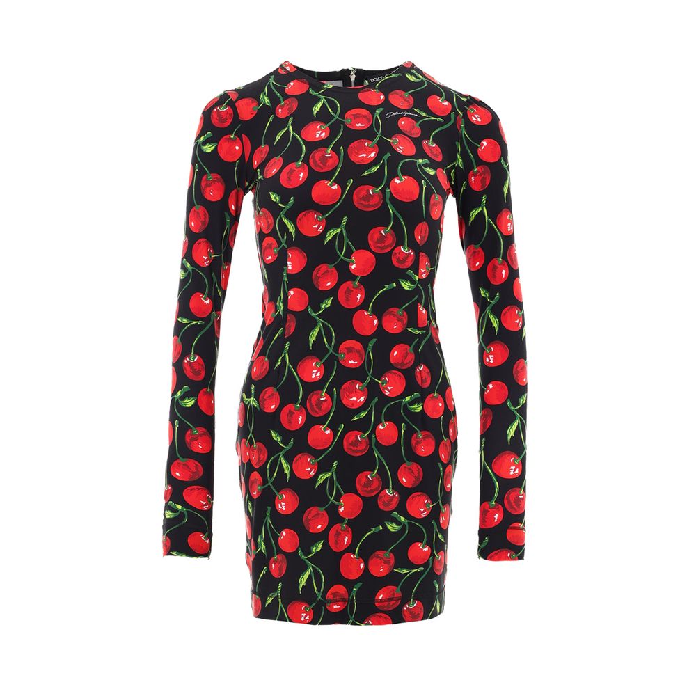 Dolce & Gabbana Zweifarbiges Polyamid-Minikleid