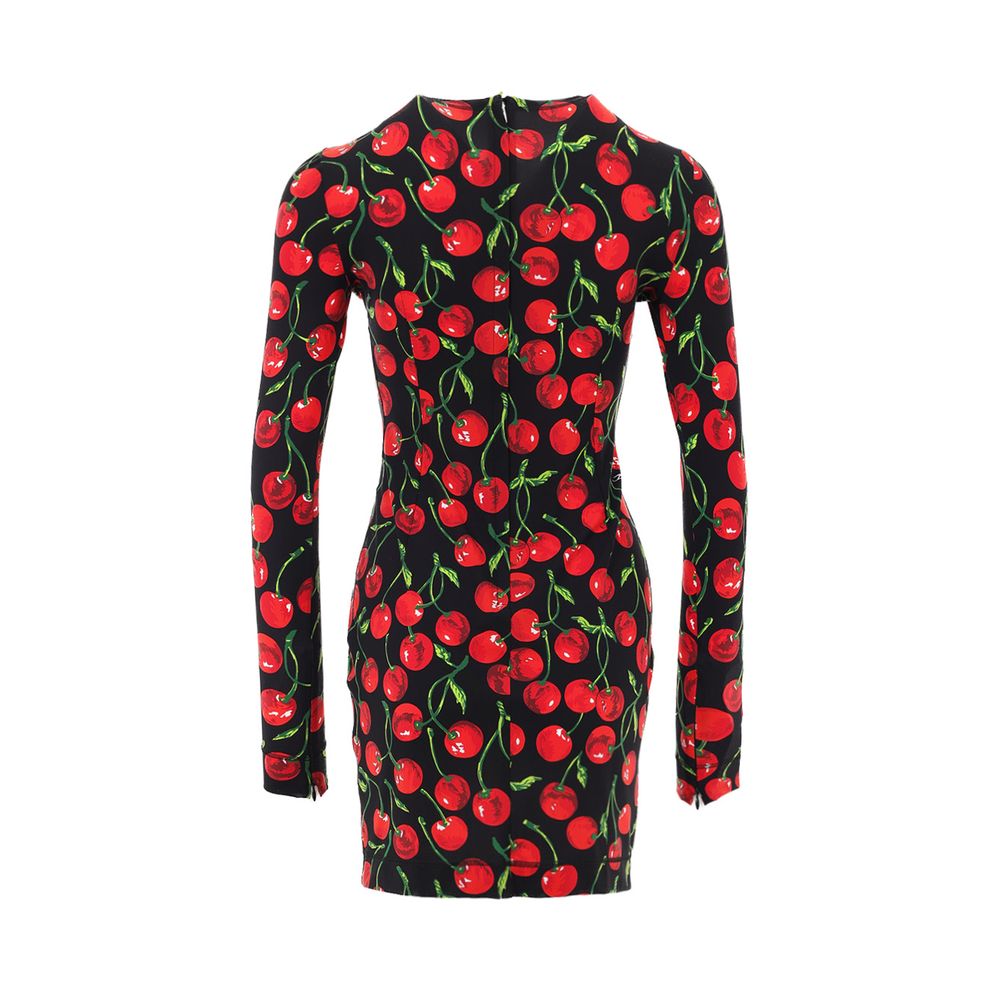 Dolce & Gabbana Zweifarbiges Polyamid-Minikleid