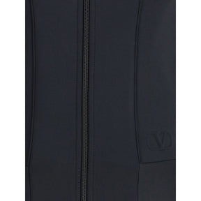 Valentino Schwarzer Polyester-Sweatshirt