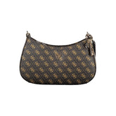 Guess Jeans Braune Polyethylen-Handtasche