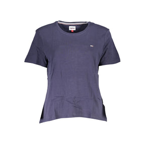Tommy Hilfiger Baumwoll-T-Shirt in Blau