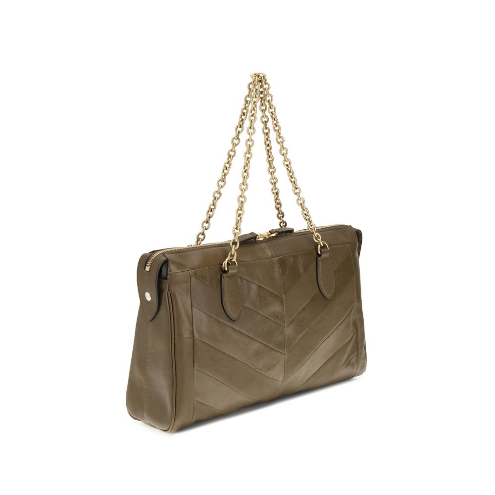 Valentino Garavani Braune Ovis Aries Aries Schultertasche