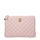 Versace Pinke Leder-Clutch
