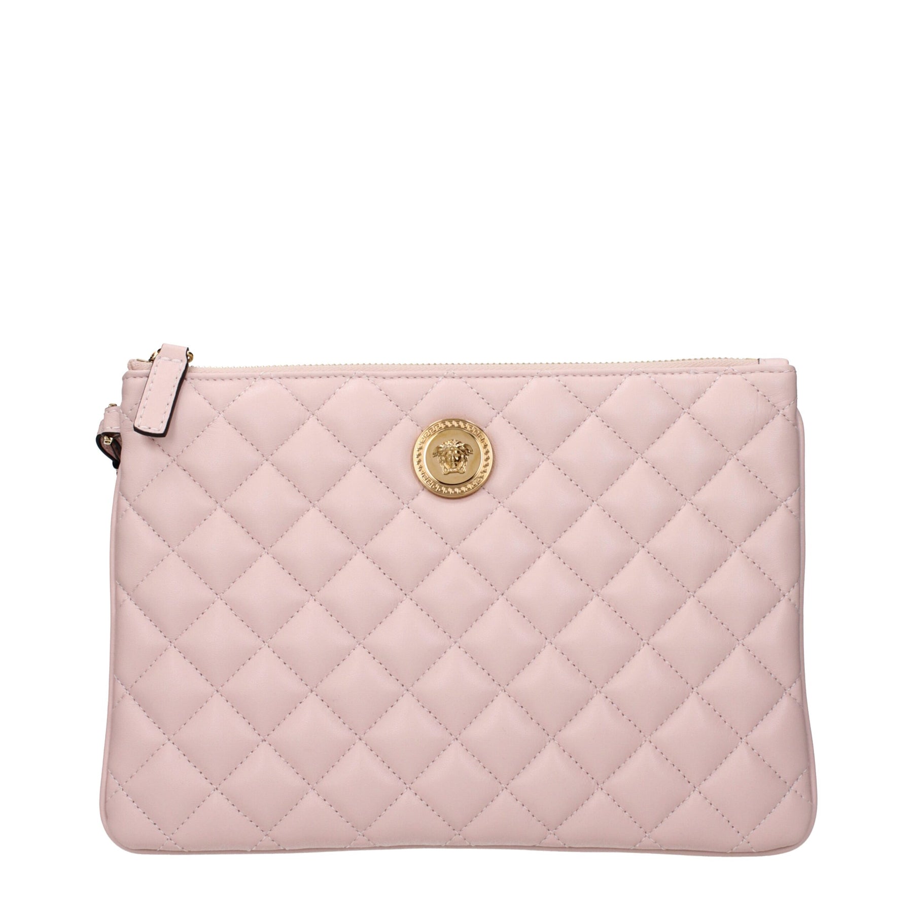 Versace Pinke Leder-Clutch
