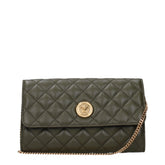 Versace Grüne Leder-Clutch