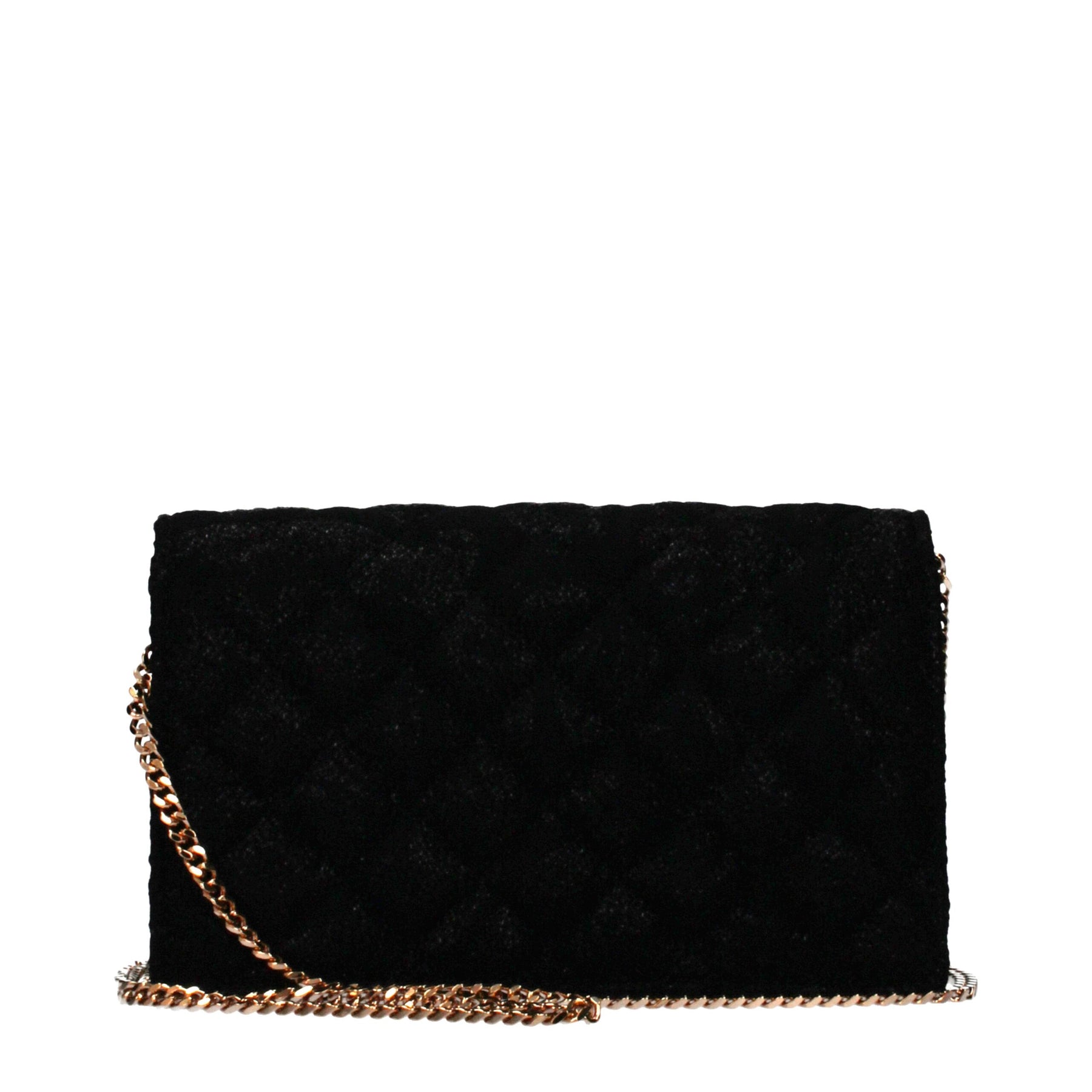 Versace Schwarze Stoff-Clutch