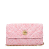 Versace Pinke Stoff-Clutch