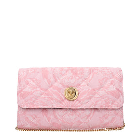 Versace Pinke Stoff-Clutch