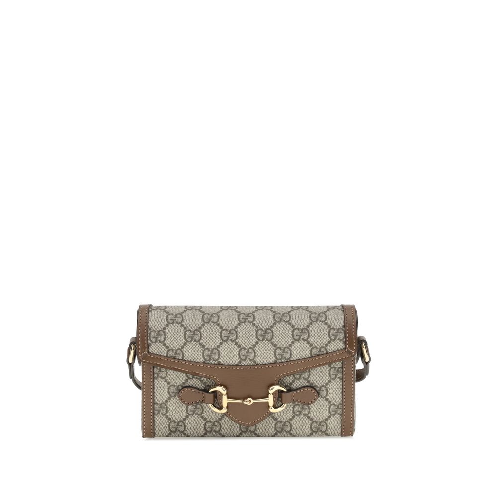 Gucci Braune Polyethylen Schultertasche