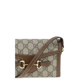 Gucci Braune Polyethylen Schultertasche
