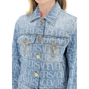 Versace Blaue Baumwoll-Jeansjacke
