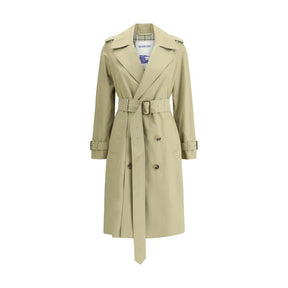 Burberry Beiger Baumwoll-Trenchcoat