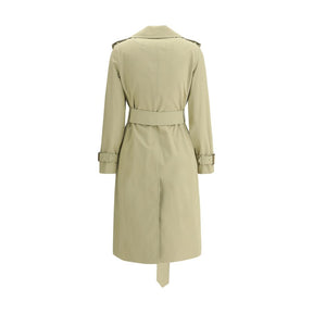 Burberry Beiger Baumwoll-Trenchcoat