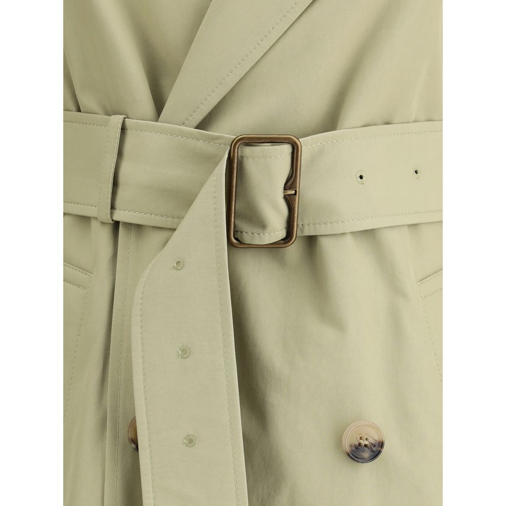 Burberry Beiger Baumwoll-Trenchcoat
