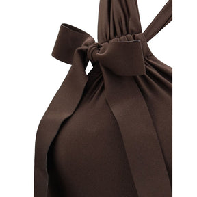 Zimmermann Braunfarbener Polyamid-Badeanzug