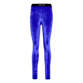 Tom Ford Blaue Viskose-Leggings