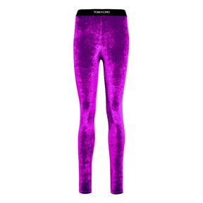 Tom Ford Lila Viskose-Leggings