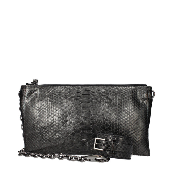 Tom Ford Grau Python-Leder Handtasche