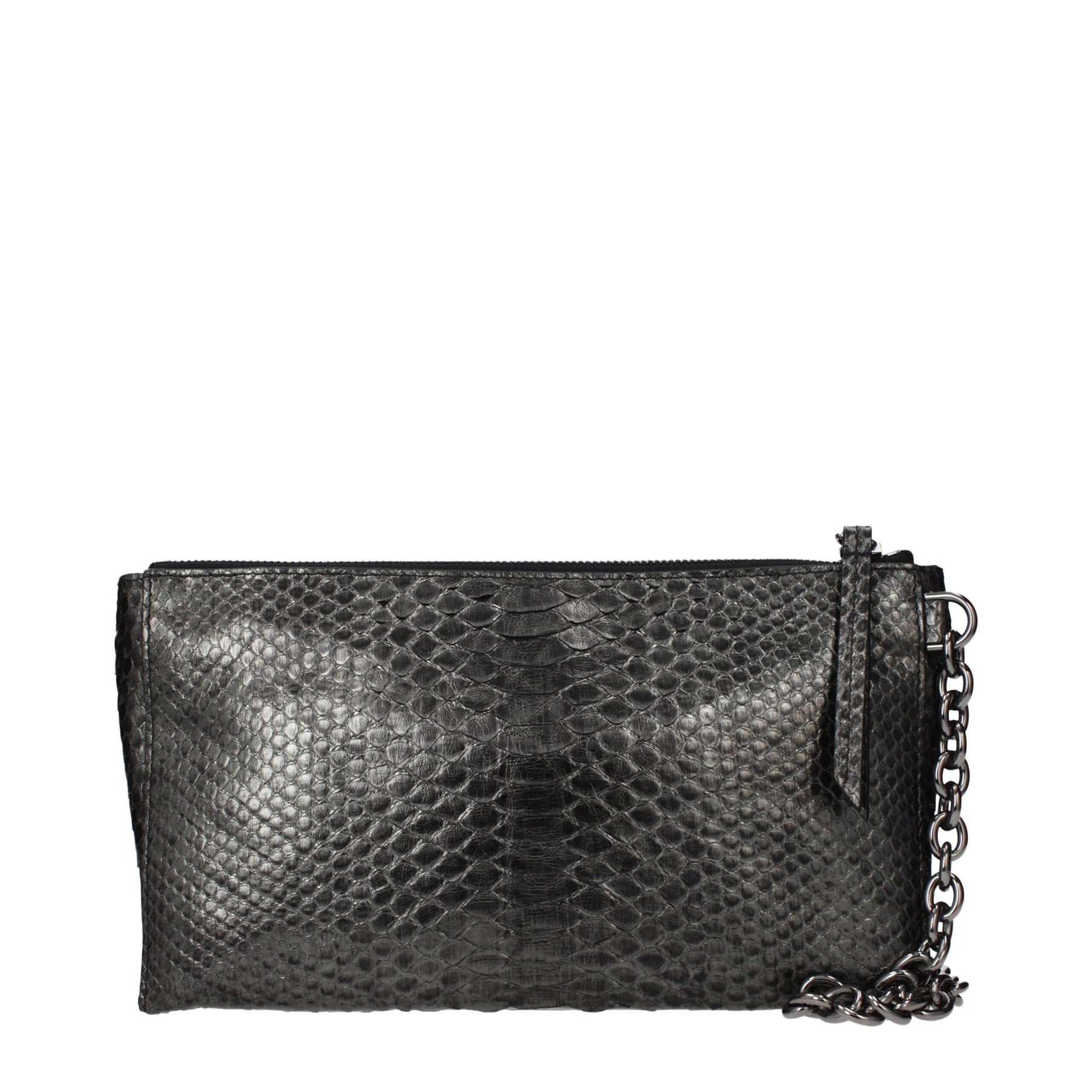 Tom Ford Grau Python-Leder Handtasche