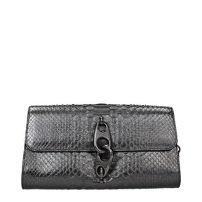 Tom Ford Grau-Schlangenhaut-Clutch