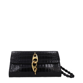 Tom Ford Schwarze Leder-Clutch