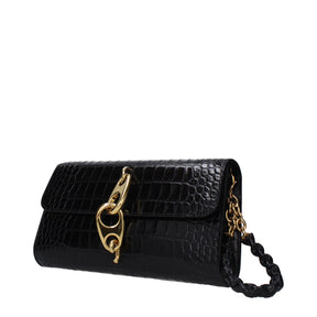 Tom Ford Schwarze Leder-Clutch