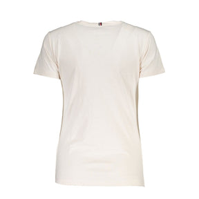 Tommy Hilfiger Baumwoll-T-Shirt in Beige
