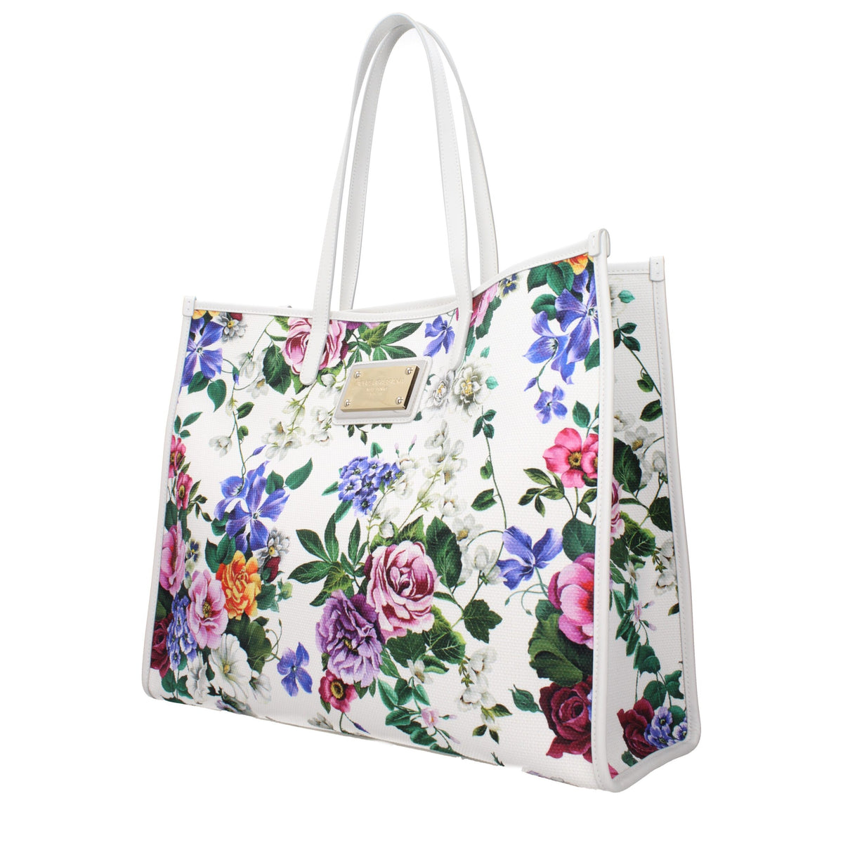 Dolce & Gabbana Weiße Schultertasche aus Stoff