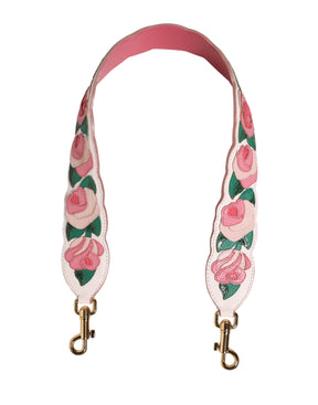 Dolce & Gabbana Florale Kalbsleder-Schultergurt für Taschen
