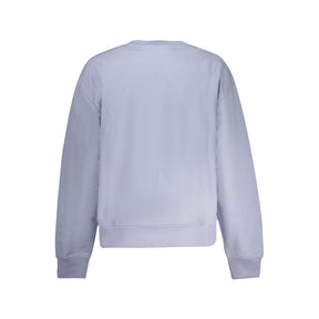 Calvin Klein Baumwoll-Sweatshirt in Flieder