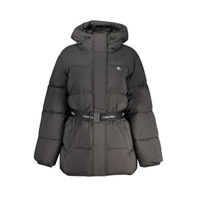 Calvin Klein Schwarze Nylon-Jacken & Mantel