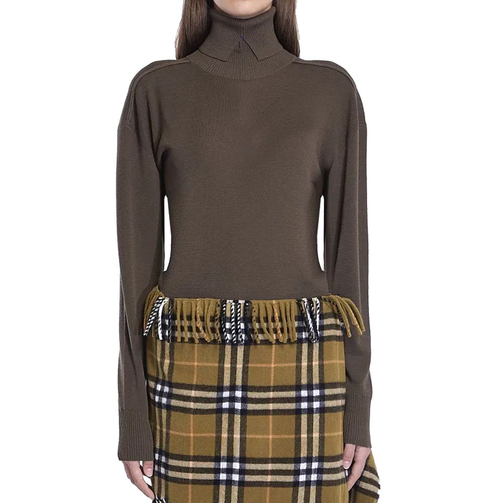 Burberry Brauner Woll-Sweatshirt