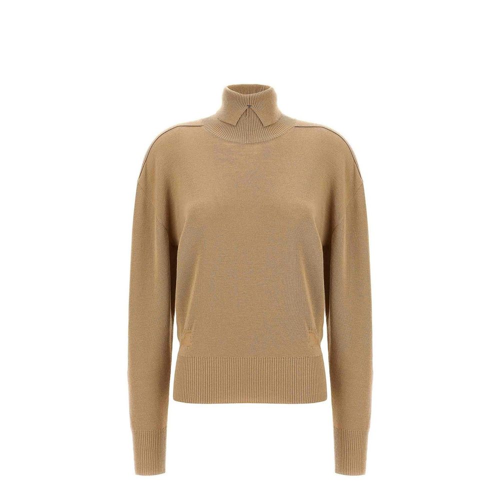 Burberry Beiger Woll-Sweatshirt